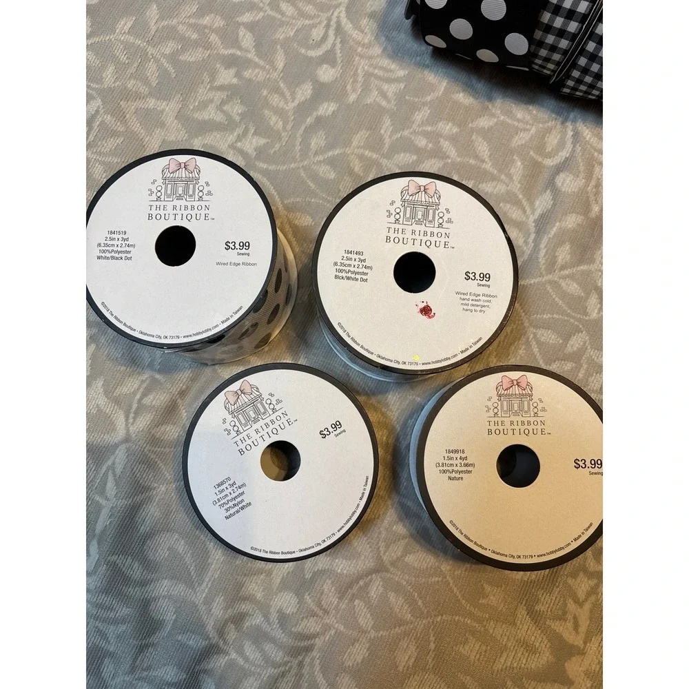 Spools of Ribbon (Lot of‎ 8)